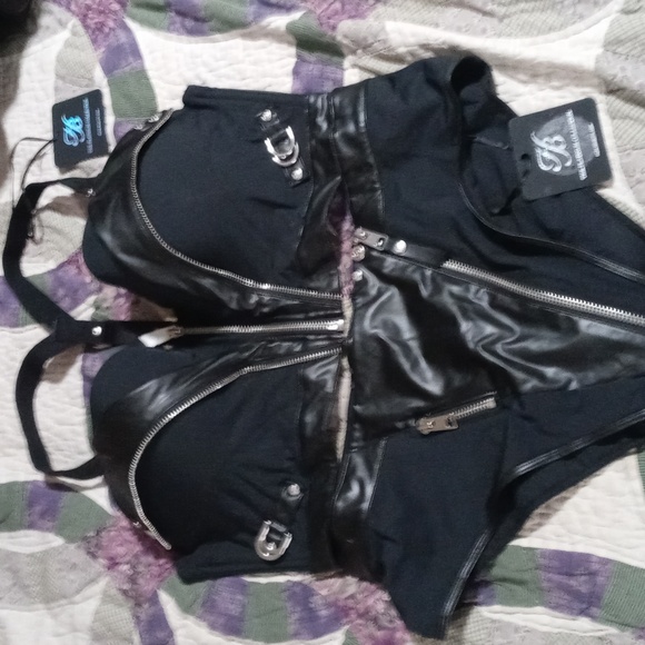 Bnwt!! Honey Birdette platinum collection george black briefs & bra set..